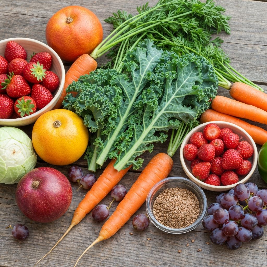 Healthy food choices for long-term vitality